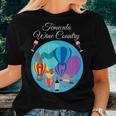 Temecula Wine Country Hot Air Balloons Cute Women Women T-shirt Gifts for Her