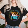 Test Day Rock The Test Teacher Testing Day You Got This Exam Women T-shirt Gifts for Her