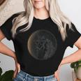 Total Solar Eclipse 2024 Horse Wearing Solar Eclipse Glasses Women T-shirt Gifts for Her