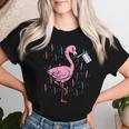 Transgender Flag Flamingo Lgbt Trans Pride Stuff Animal Women T-shirt Gifts for Her