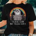 Trash Can Not Trash Can't Raccoon Trash Panda Women T-shirt Gifts for Her