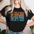 Try Your Hardest Do Your Best Teacher Te Day Women T-shirt Gifts for Her