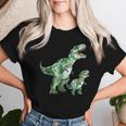 Tyrannosaurus Rex T-Rex Dino Papa Mama Und Kind Männertag T-shirt Frauen Geschenke für Sie