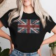 UkVintage Retro British Union Jack Flag Women T-shirt Gifts for Her
