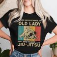 Never Underestimate An Old Lady Bjj Brazilian Jiu Jitsu Women T-shirt Gifts for Her