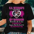 Us Veteran's Wife My Husband Risked His Life Women T-shirt Gifts for Her