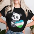 Usbekistan Flagge Herz Geschenke Panda Usbeki Usbekistan Souvenir T-shirt Frauen Geschenke für Sie