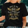 Vintage 1960S Built In The 60S Sixties 60Th Birthday Women T-shirt Gifts for Her