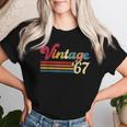 Vintage 1967 Retro 55'S 55Th For B-Day Women T-shirt Gifts for Her