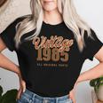Vintage 1985 All Original Parts For & Birthday Women T-shirt Gifts for Her