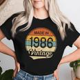 Vintage Made In 1986 Hombre Hecho En 1986 Camiseta de mujer Regalos para ella