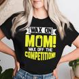 Wax On Mom Wax Off The Competition Candle Maker Mom Women T-shirt Gifts for Her