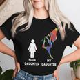 Winter Guard Color Guard Mom Your Daughter My Daughter Women T-shirt Gifts for Her