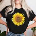 Yellow Sunflower Floral Flower Women T-shirt Gifts for Her
