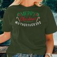 Adult Only Xmas Merry Christmas Motherfuckers Women T-shirt Gifts for Her