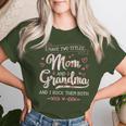 Two Titles Grandma Rock Christmas Birthday Women T-shirt Gifts for Her