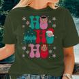 Ho Ho Ho Labor And Delivery Nurse Christmas Mother Baby Women T-shirt Gifts for Her