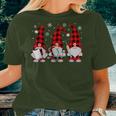 Nurse Christmas Gnome Cute Xmas Red Plaid Nurses Women Women T-shirt Gifts for Her