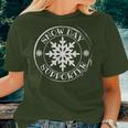 Proud Supporter Of Snow Days Teacher Retro Christmas Holiday Women T-shirt Gifts for Her