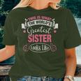 What World's Greatest Sister Looks Like Christmas Women T-shirt Gifts for Her