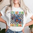 4 Years Old Boy Girl It's My 4Th Birthday Boys Monster Truck Women T-shirt Gifts for Her