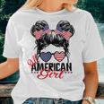 All American Girl Independence 4Th Of July Patriotic Women T-shirt Gifts for Her