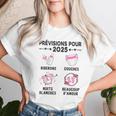 Annonce Grossesse Idée Cadeau Bientôt Futur Papa Maman 2025 Raglan T-shirt Frauen Geschenke für Sie