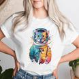 Astronaut Weltraum Katze Mama Papa Männer Kind Bunt Astronaut Weltraum T-shirt Frauen Geschenke für Sie