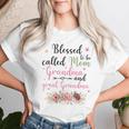 Blessed To Be Called Mom Grandma And Great Grandma Women T-shirt Gifts for Her