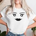 Block Brick Smile Face Minifigure Mom Master Builder Family Women T-shirt Gifts for Her