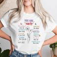 Christian Inspirational Bible Verse You Are Beautiful Women T-shirt Gifts for Her