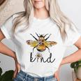 Cool Bee Kind Flower Bumble Bee Girls Women T-shirt Gifts for Her