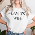 David's Wife Women T-shirt Gifts for Her