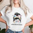 Daycare Teacher Life Messy Bun Hair Glasses Back To School Women T-shirt Gifts for Her