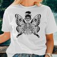 Fairy Grunge Aesthetic Woman Skeleton Vintage Graphic Women T-shirt Gifts for Her