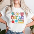 Teacher Test Day Motivational Teacher Starr Testing Women T-shirt Gifts for Her