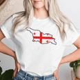 Georgien Flagge Frauen Georgian Flag Kinder Männer Georgien T-shirt Frauen Geschenke für Sie