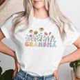 Grandma Flowers Groovy Retro Hippie Wildflower Mother's Day Women T-shirt Gifts for Her