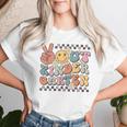 Groovy Last Day Of School Peace Out Kindergarten Women T-shirt Gifts for Her