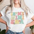 Groovy In My Mimi Era Retro Family Matching Grandmother Women T-shirt Gifts for Her