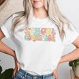 Groovy School Counselor Back To School Teacher Counseling Women T-shirt Gifts for Her