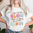 Groovy Show What You Know Test Testing Day Teacher Student Women T-shirt Gifts for Her