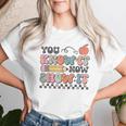 Groovy State Testing Day Teacher You Know It Now Show It Women T-shirt Gifts for Her