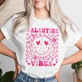 Groovy Valentines Day For Girl Valentine Vibes Women T-shirt Gifts for Her