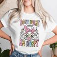 Happy Easter Groovy Bunny Face Don't Worry Be Hoppy Women Women T-shirt Gifts for Her
