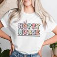 Hoppy Nurse Groovy Easter Day For Nurses & Easter Lovers Women T-shirt Gifts for Her
