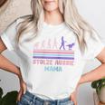 Hundemama Stolze Aussie Mama Australian Shepherd Besitzerin Raglan T-shirt Frauen Geschenke für Sie