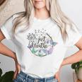 Just Breathe Dandelion Summer Wildflower Womens' Butterfly Women T-shirt Gifts for Her