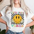 Last Day Of School Fifth Grade Vibes 5Th Grade Retro Women T-shirt Gifts for Her