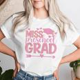 Lil Miss Preschool Grad Graduation Last Day Preschool Women T-shirt Gifts for Her